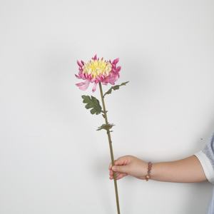 Haute qualité single-Dragon griffe PU fleur de chrysanthème artificielle pour mariage maison Table décoration de noël - Product Image 3