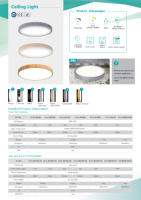 Plafonnier LED moderne super lumineux, finition texture bois béton, IP44, résistant à l'humidité, 24W, montage en surface, chambre à coucher