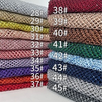 Tissu de broderie imitation diamant australien, extensible, en maille filet, avec fil à motifs géométriques, idéal pour la danse