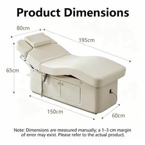 Camilla de Lujo Eléctrica de 3 Motores para SPA y Salón de Belleza, con Elevación para Terapia Facial, Estructura de Madera Sólida y Gran Espacio de Almacenamiento - Product Image 5