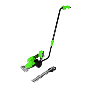 20V Li-ion industriel électrique bricolage coupe-herbe arbuste élagage bordure cisaillement portable sans fil taille-<span class=keywords><strong>haie</strong></span> poignée télescopique - Product Image 2