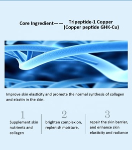 Crème Visage Anti-Âge Réparatrice au Peptide de Cuivre Bleu GHK-<span class=keywords><strong>Cu</strong></span> Marque Privée – Raffermissante et Anti-Rides - Product Image 2