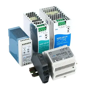 220v AC-DC 5V 12V 24V convertisseur ca à cc alimentation sur rail Din 3A 5A 10A alimentation à découpage avec alimentation meanwell 24vdc