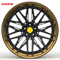 Jantes forgées 2 pièces polies miroir GS Custom pour voitures particulières 19 20 21 22 pouces 5x114.3 5x112 5x120 pour McLaren Lamborghini