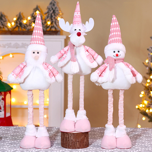 Christmas Plush Toy Xmas Stuffed <b>Doll</b> Holiday Stuffed Animal Soft Decoration Santa Claus Papa Noel Plush Reindeer Elk Snowman - Product Image 2