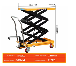 <span class=keywords><strong>Mini</strong></span> Elevador Vertical Autopropulsado de Una o Dos Personas, Elevador de Tijera Móvil Hidráulico de Batería - Product Image 5