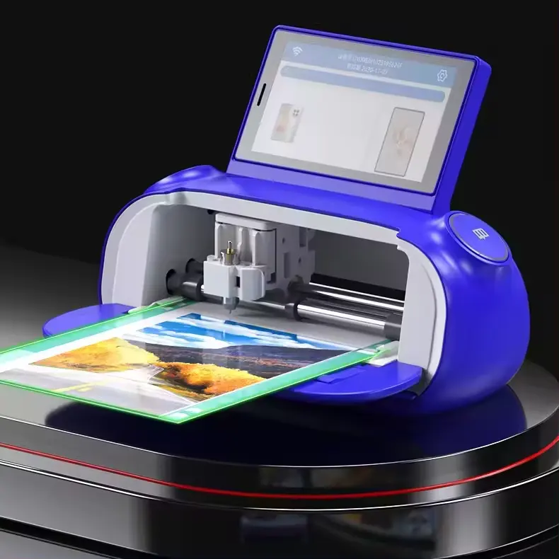 7 "Mở khóa cơ khí E260 căng phim máy cắt tự động E260 Pro bảo vệ căng Xe Cửa sổ phim Cutter plotter Hydrogel