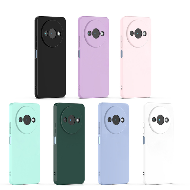 Customized Design for Xiaomi Redmi A3 4G A4 A3 Pro 14R 14C Glossy Case Lens Protective Soft Skin Feeling Silicone TPU Case
