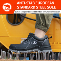 Nouvelles Chaussures de Sécurité pour Hommes de l'Usine : Embout en Acier, Antistatiques, Résistantes aux Chocs, Anti-Perforation, Anti-Éclaboussures, Hiver/Été