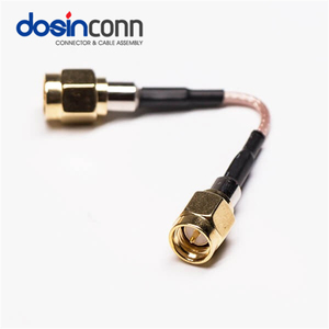 DC-6GHz SMA Nam để SMA cắm <span class=keywords><strong>RF</strong></span> cáp đồng trục RG174 RG58 Cáp lắp ráp với 6GHz Tần số 50ohm - Product Image 3