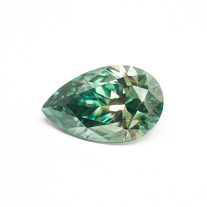 Pierres précieuses Moissanite en vrac de haute qualité coupe <span class=keywords><strong>poire</strong></span> multicolore avec placage complet diamant de haute qualité avec certificat GRA - Product Image 2