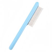 Brosse démêlante et anti-poils en caoutchouc courbée pratique pour chiens et chats