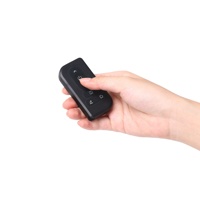 Produit le plus vendu, mini télécommande noire à 6 boutons et portée de 10 m pour appareils électroménagers, étanche à la poussière, antichoc, vente en gros