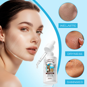 Sérum éclaircissant pour le <span class=keywords><strong>visage</strong></span> et le cou au <span class=keywords><strong>lait</strong></span> <span class=keywords><strong>d</strong></span>'<span class=keywords><strong>ânesse</strong></span> avec acide hyaluronique pour une hydratation quotidienne, anti-gonflement, anti-acné - Product Image 2