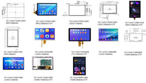 หน้าจอแสดงผลขนาด 10.1 นิ้ว ความละเอียด 1920x1200 ความสว่างสูง 1100nits อ่านได้แม้กลางแดด ใช้เทคโนโลยี IPS LVDS TFT LCD - Product Image 5