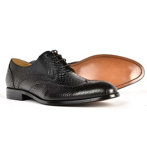 Chaussures habillées pour hommes à lacets, bout pointu, en cuir véritable, semelle extérieure en caoutchouc, pour le bureau, les occasions formelles et les mariages, printemps, été, automne - Product Image 6
