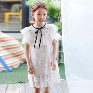 Robe de fête pour filles en tissu crêpe taille Xxxl - Product Image 1