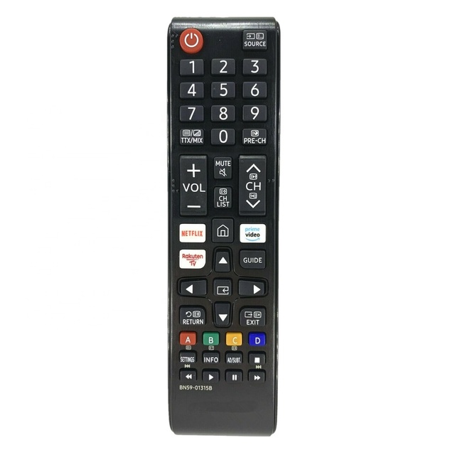 Replacement BN59-01315B Remote Control Fit for Smart Samsung LED  With NETFLIX, Prime Video, Raukten TV