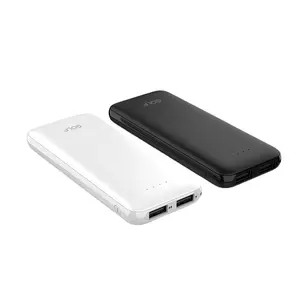 Мини Power Bank портативный внешний мобильный аккумулятор зарядное устройство Dual USB Пользовательский логотип заводская цена тонкий ноутбук Power Bank 5000 мАч