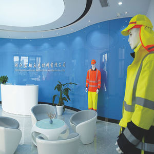 مهندس بناء سترة أمان عاكسة سوداء مع جيب متعدد - Product Image 2