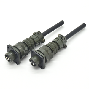 สายเชื่อมซ็อกเก็ตปลั๊กอุตสาหกรรม2เส้น Connector12S-3วงกลม5015ขั้วต่อกันน้ำ IP67 - Product Image 3