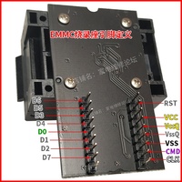 Adaptateur de siège de lecture-écriture EMMC Burner BGA153 pour appareils électroménagers, compatible RT809H pour BGA169 et RT-BGA169-01 1.8V
