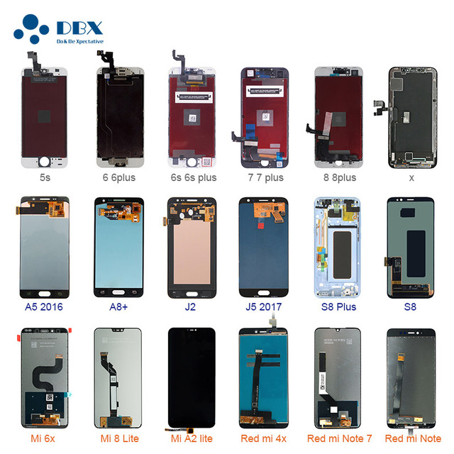 Display Replacement Screen LCD Assembly for Xiaomi Mi A3 5X 6X 8 9T 9 SE, LCD for Xiaomi Redmi 4A Note 4 5 7 8 9 Pro 4X