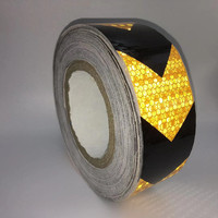 Haute visibilité PET acrylique adhésif unique étanche Promo voiture camion camion moto corps avertissement bande réfléchissante autocollant