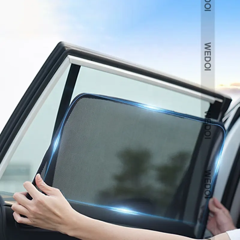 اكسسوارات غطاء الشمس مثلث لمقاومة الشمس فورد غطاء حماية من الشمس UV غطاء نافذة السيارة المغناطيسي بحجم مخصص