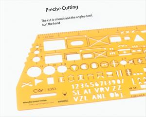 Plantilla de Símbolos de Lectura de Mapas NATO DF 8353, Plantilla para Creación de Símbolos de Mapas - Product Image 5