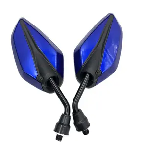 Achteruitkijkspiegel Voor Motorfiets Zwart Plastic Motorfiets Zijspiegel Voor Yamaha Scooter Motorfiets Spiegel Universeel