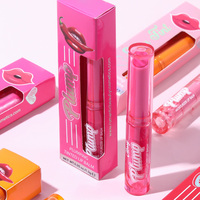Baume à lèvres teinté hydratant couleur naturelle, stick repulpant et brillant pour les lèvres, personnalisable avec votre logo
