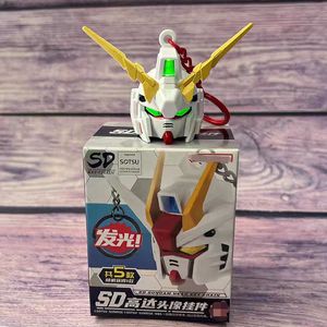 Les plus populaires, 100% authentiques, 9 pièces/ensemble, Anime japonais SD Gun Dams Head, Porte-clés, Boîte mystère, Yeux lumineux, Mini figurines d'action, Jouets - Product Image 5