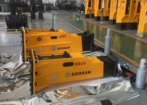 SOOSAN <b>Hydraulic</b> <b>Breaker</b> SB 45 Box Type Engine Motor for Backhoe Loaders Mini Excavators Skid Steer Attachments 7-14 T 1 Year - Product Image 6