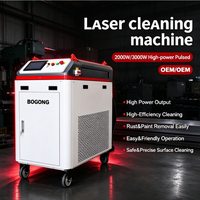 Machine de nettoyage au laser pulsé 2000W 3000W avec source JPT pour l'élimination de la rouille et de la peinture tenaces sur métal