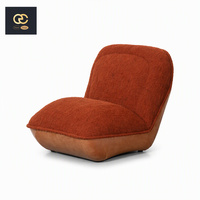 Fauteuil inclinable individuel en tissu, luxueux et moderne, avec coussin moelleux, design confortable, pour salon, chaise de détente