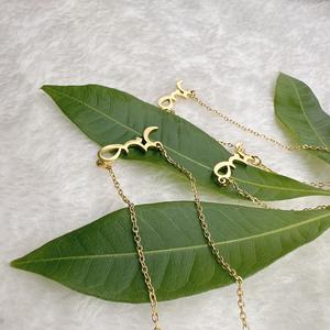 Collar con Colgante de Acero Inoxidable con Nombre en Árabe, Listo para Enviar, Collares Sabr con Baño de Rodio, Delicados para Regalos - Product Image 3