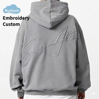 Sudaderas con Capucha Bordadas en 3D Personalizadas al por Mayor, Sudaderas de Invierno para Sudaderas Lisas, Sudaderas con Capucha Extra Grandes con Bordado 3D