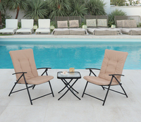 Ensemble de salon de jardin, table à manger, fauteuil, meubles de patio de plage, ensemble de table et de chaises d'extérieur