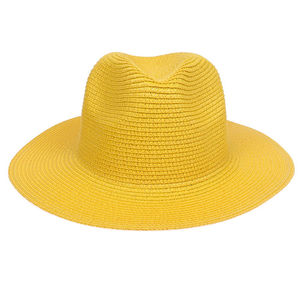 Sombrero de paja plegable unisex al por mayor con ala ancha - Product Image 1
