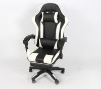 Chaise de jeu pliable en cuir PU, fauteuil inclinable portable pour chambre à coucher