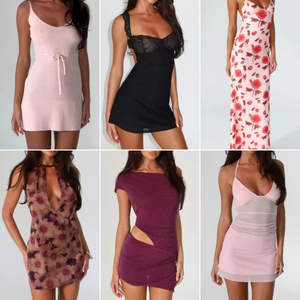 Liquidación a bajo precio: Vestidos casuales de moda mixtos para mujer, talla única, de verano, sin marca, envío aleatorio de inventario. - Product Image 6