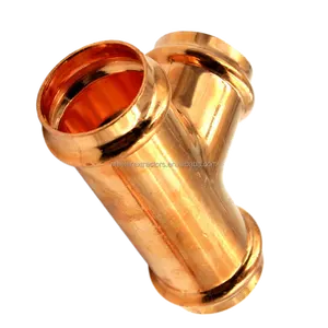 铜压机三通1/2 ”至4” 黄铜压机管件