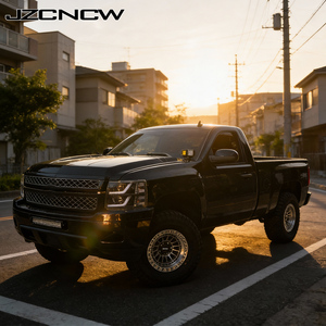 JZCNCW Roues forgées personnalisées en aluminium Beadlock tout-terrain/route 17-24 pouces 6x135 6x139.7 6x127mm pour F150 1500 GMT800 GMT900 K2XX T1XX - Product Image 5