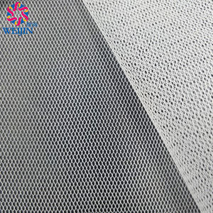 WEIJIN <span class=keywords><strong>pas</strong></span> <span class=keywords><strong>cher</strong></span> échantillon gratuit plusieurs couleurs 100% Polyester 26gsm 160cm 50D quatre coins dur filet maille Tulle tricot puissance maille <span class=keywords><strong>tissu</strong></span> - Product Image 2