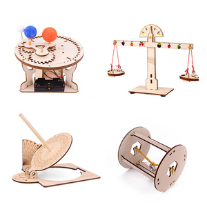 Nouveaux jouets éducatifs en bois STEM, jouets scientifiques et d'ingénierie, jouets Montessori pour enfants, kit éducatif STEM - Product Image 5