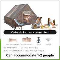 Tente imperméable de luxe grande tente climatisée gonflable tentes de camping en plein air