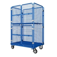 Chariot à roulettes pliable pour supermarché ou blanchisserie en Chine