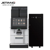 Cafetera Totalmente Automática Jetinno JL38A con Sistema de Jarabe y Espuma de Leche Fresca, Máquina de Café Comercial con Molinillo