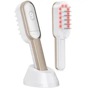 Custom Private Label Red Light Anti-Loss Therapy Electric Laser Hair Growth Comb Scalp Massage Device for Hair Treatment